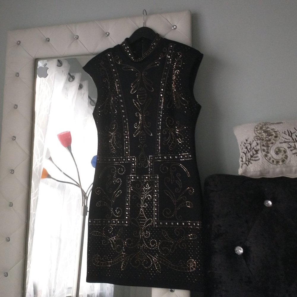 Bebe black small mini dress